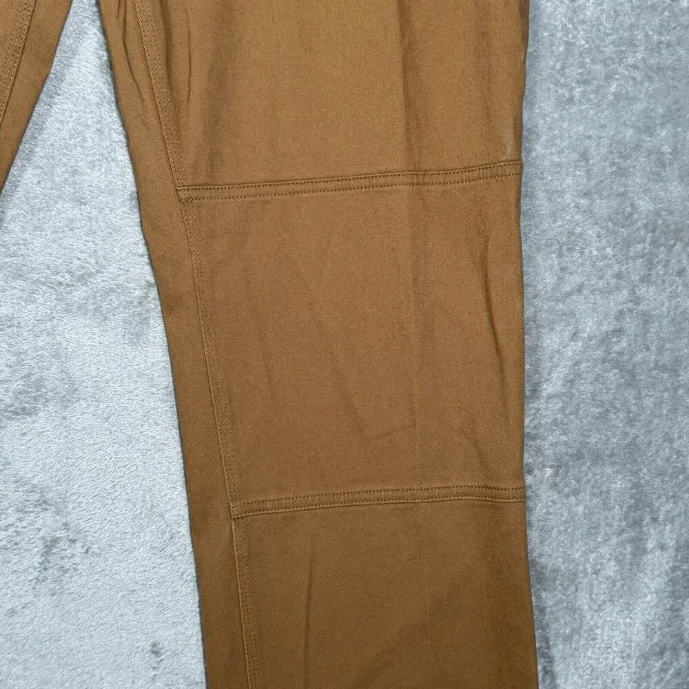 Frye & Co Pants Mens 34x32 BrownStraight Leg Double Knee Neutral Preppy Heritage